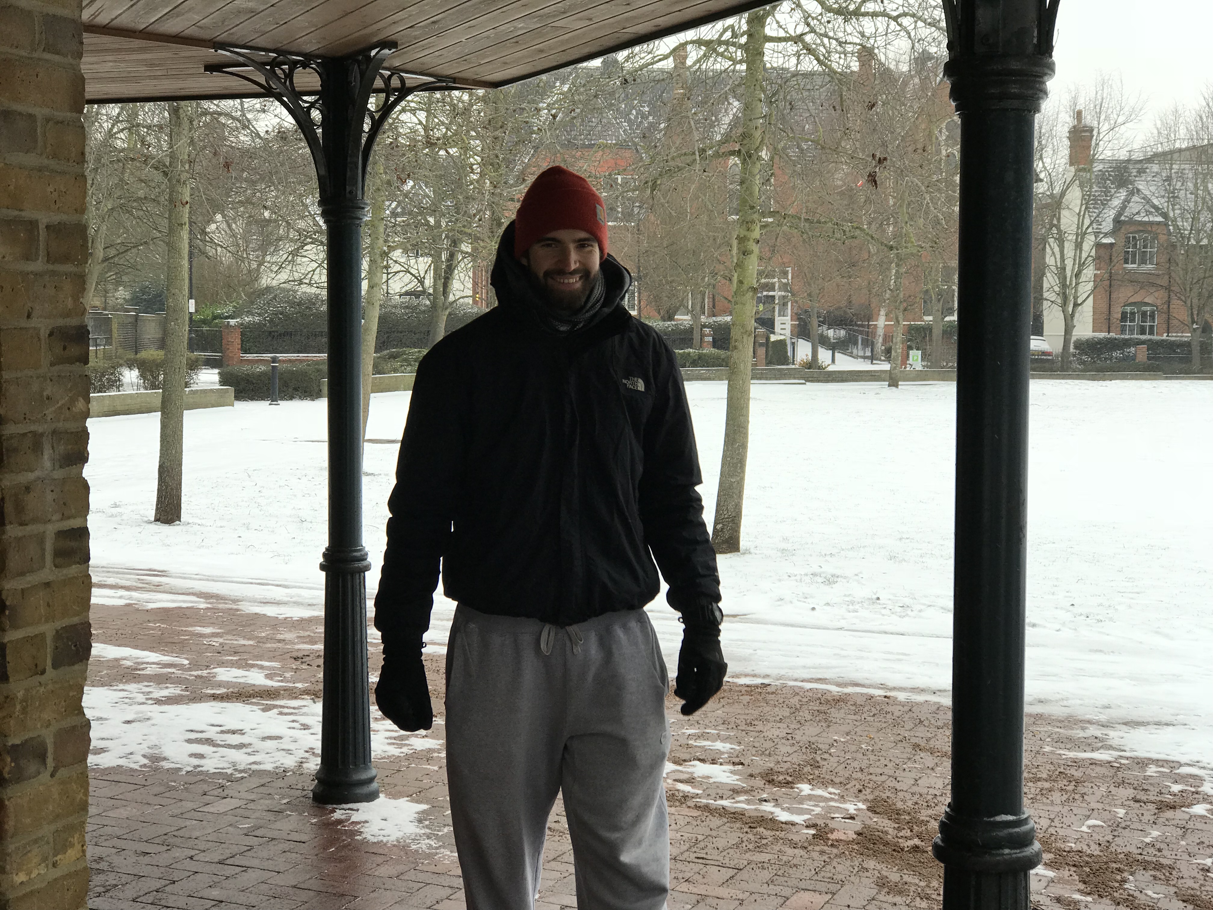 Bad weather: working outside in the snow as a personal trainer