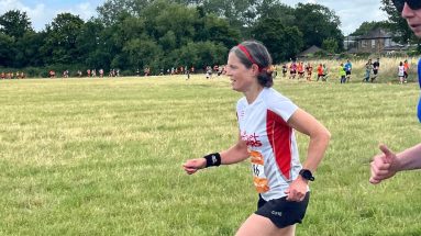 Female runner uses plyometrics for running injury prevention